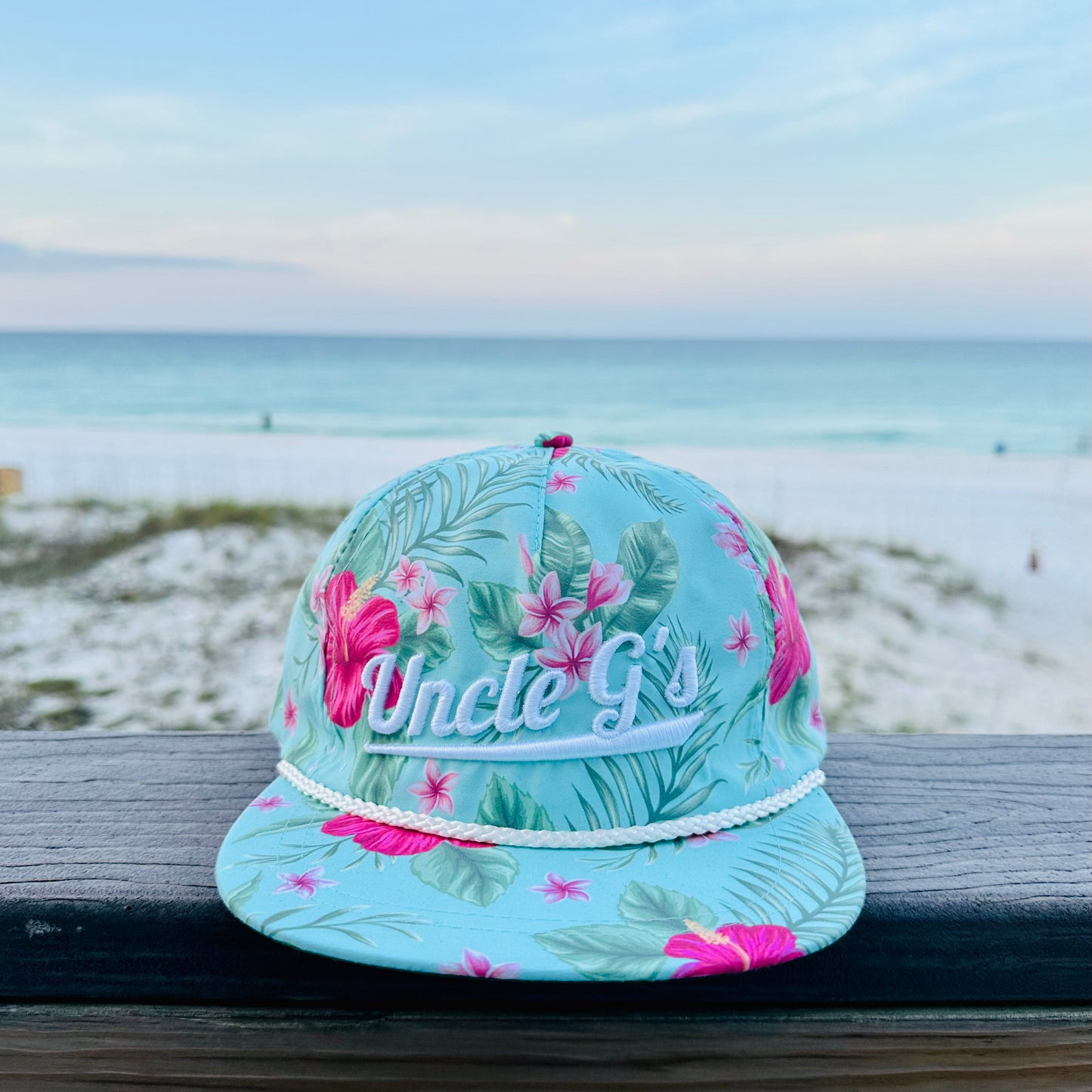 Uncle G's Puff Aloha Rope Cap - Hawai’in Biome