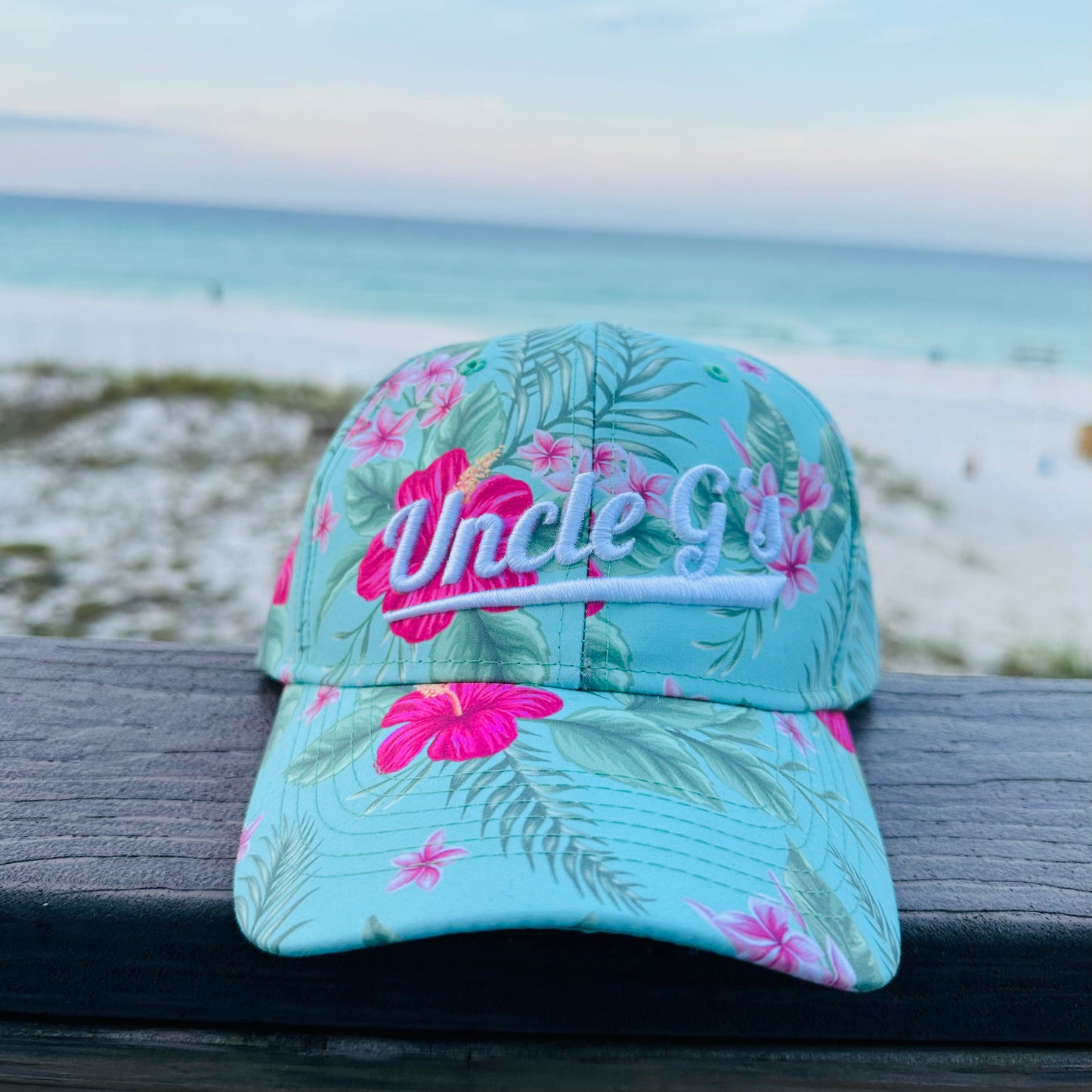 Uncle G's Puff Floral Performance Cap - Hawai’in Biome