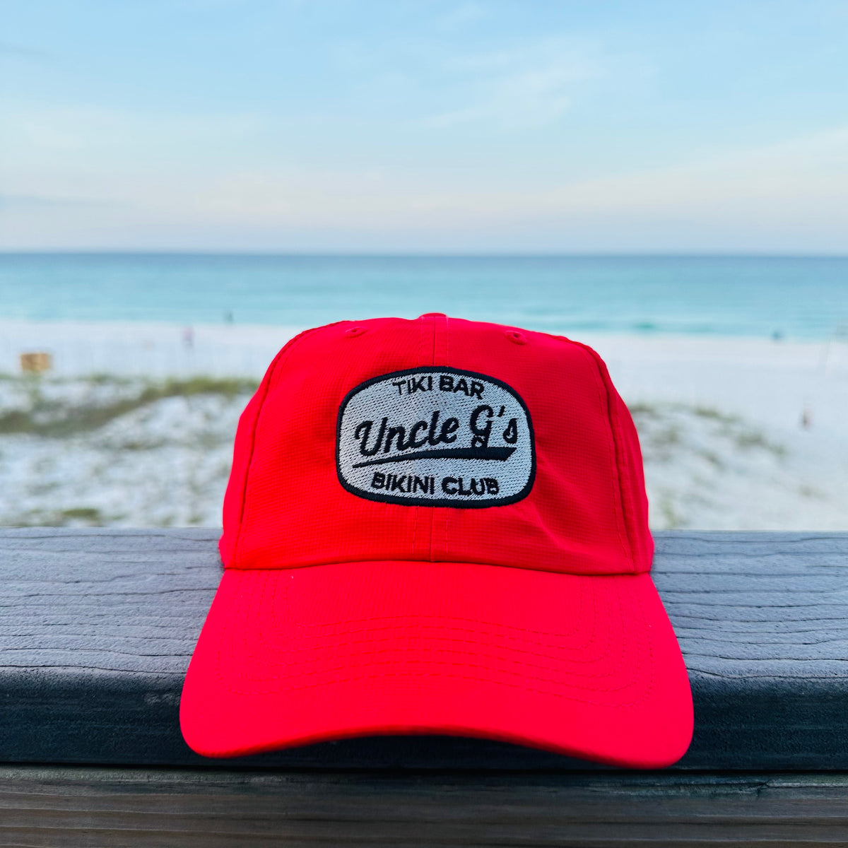 Uncle G Rasool Uncle G's Original Stitched Logo Performance Cap - Red Pepper – Uncle G ...